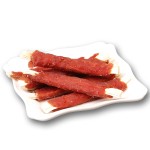 生皮形状厂家-中国OEM宠物零食生皮包裹鸭肉不同形状