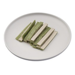 营养环厂家-优质狗零食蔬菜牛奶味双色营养环