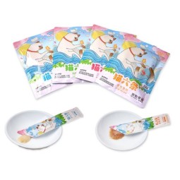 湿猫零食厂家-私有标签热销湿猫奶油零食15克可舔零食