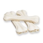 白色骨厂家-OEM私有标签白色压制骨狗咬胶训练用