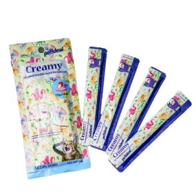 Tube Cat Snacks Factory - Popular 15g Tube Chicken Fish Lickable Creamy Sauce Cat Snacks