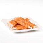 生皮棒厂家-中国宠物零食制造商生皮棒包裹鸡肉狗用