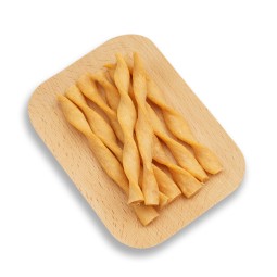 营养咬胶厂家-新款狗零食营养咀嚼扭结高消化率幼犬用