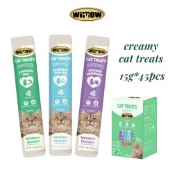 宠物舔食厂家-批发WIMOW美毛鸡肉湿宠物舔食猫零食