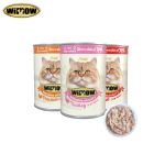 猫罐头厂家-宠物食品OEM猫罐头鸡丝肉湿零食400克罐装