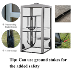 猫抓柱厂家-室内用猫抓柱配2个蘑菇抓柱剑麻绳