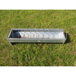 地面喂食器厂家-农场市场镀锌12英寸滑顶地面鸡喂食器家禽用