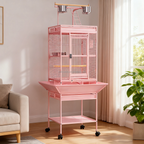 Vintage Bird Cage Factory - Luxury Vintage Bird Cage for Parrots Budgies Removable Stand Play Top