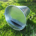 家禽喂食器厂家-镀锌鸡角落笼喂食器农场市场悬挂家禽喂食器