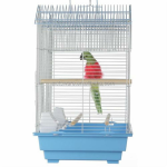 大鸟笼厂家-24英寸三层顶铁制大鸟飞行笼大型鸟用