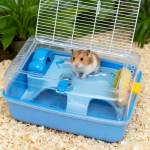 仓鼠笼厂家-高品质舒适仓鼠宠物笼便携金属运输箱栖息地