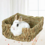 草床厂家-草垫编织床小动物兔雪貂豚鼠用编织床