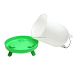 鸟饮水器厂家-鸡鸭喂食器桶式水桶鹌鹑鸟饮水器带盖