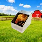 金属巢箱厂家-镀锌金属小动物巢箱兔鸡用钢铁制