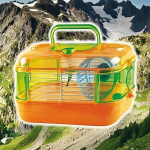 塑料笼厂家-高品质塑料透明视野笼仓鼠小鼠沙鼠用