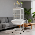 复古鸟笼厂家-豪华复古鸟笼鹦鹉虎皮鹦鹉用可拆支架游戏顶