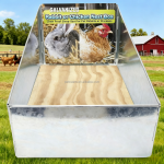 金属巢箱厂家-镀锌金属小动物巢箱兔鸡用钢铁制