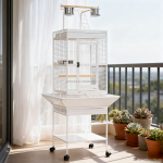 复古鸟笼厂家-豪华复古鸟笼鹦鹉虎皮鹦鹉用可拆支架游戏顶