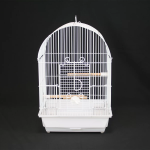 小鸟笼厂家-圆顶开放式小鸟笼宠物鸟用