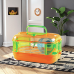 塑料笼厂家-高品质塑料透明视野笼仓鼠小鼠沙鼠用