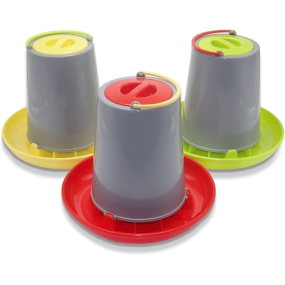 重力喂食器厂家-高品质塑料自动鸡鸭家禽重力饮水器喂食器