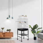 鹦鹉笼厂家-开放式游戏顶鹦鹉鸟笼虎皮鹦鹉笼配支架玄凤鹦鹉