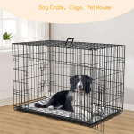 狗箱笼家具厂家-狗箱笼家具配垫子木制狗箱笼桌现代犬舍