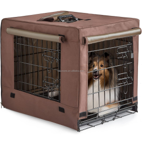 Metal Dog Cage Factory - Heavy Duty Metal Tubular Dog Cage Crate Kennel with Pull Tray