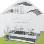 屋顶笼厂家-屋顶顶开式鸟笼中小型鸟长尾鹦鹉雀类玄凤鹦鹉