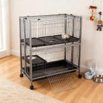 雪貂笼厂家-豪华大空间小动物多层雪貂笼舍管状别墅