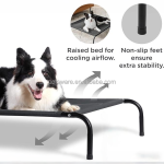 狗屋厂家-坚固图案木金属狗屋家具双滑动前门