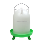 鸟饮水器厂家-鸡鸭喂食器桶式水桶鹌鹑鸟饮水器带盖