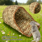 草屋厂家-手工草编拖鞋藏身屋兔仓鼠豚鼠用