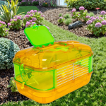 塑料笼厂家-高品质塑料透明视野笼仓鼠小鼠沙鼠用