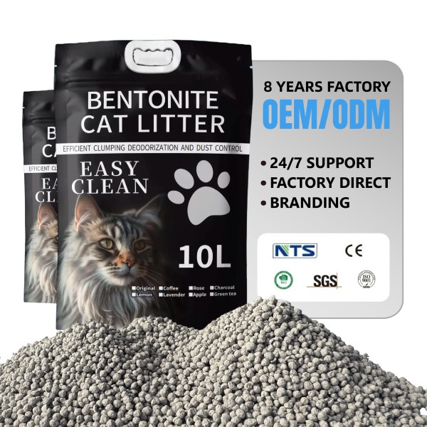 Bentonite Cat Litter Manufacturer - High Clumping Deodorizer