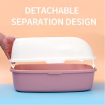 猫砂盆供应商-半封闭防溅