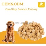 宠物零食厂家-热销散装冻干三文鱼块新款流行脱水宠物零食