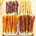 狗咬胶厂家-真干鸡牛皮磨牙棒肉基钙补充