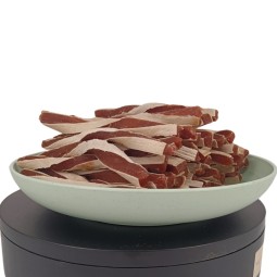 宠物零食厂家-可定制宠物食品OEM ODM工厂高蛋白扭结鸭三明治