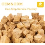 宠物零食厂家-热销散装冻干三文鱼块新款流行脱水宠物零食