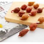 宠物零食厂家-新款有机牛肉味烤肉串耐嚼风干肉宠物零食