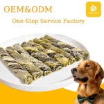 宠物咬胶厂家-可定制OEM ODM有机宠物食品安全狗鳕鱼皮卷洁口