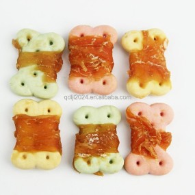 Pet Snacks Supplier - Hot Selling High Quality Duck Wrapping Biscuit Natural Dehydrated Pet Treats