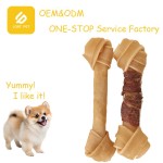 狗咬胶厂家-ODM OEM工厂生皮卷牛皮狗咬胶有机牛肉鸡肉味