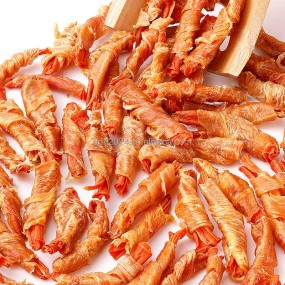 Dog Food Factory - OEM/ODM Factory Wholesale Dog Food Chicken Wrap Carrot Treat Natural Clean Teeth