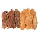 宠物零食厂家-批发高蛋白低温烘烤脆鸡鸭肉片