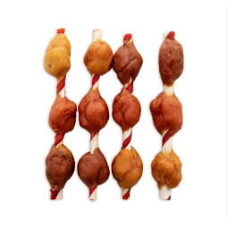 宠物零食厂家-新款有机牛肉味烤肉串耐嚼风干肉宠物零食