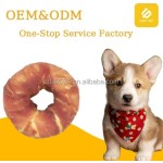 宠物零食厂家-高品质有机鸭甜甜圈宠物零食鸡牛肉味风干