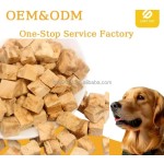 宠物零食厂家-热销散装冻干三文鱼块新款流行脱水宠物零食