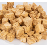 宠物零食厂家-热销散装冻干三文鱼块新款流行脱水宠物零食